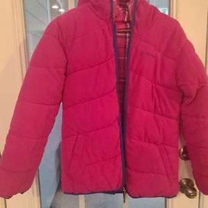 Columbia Girls reversible jacket XL